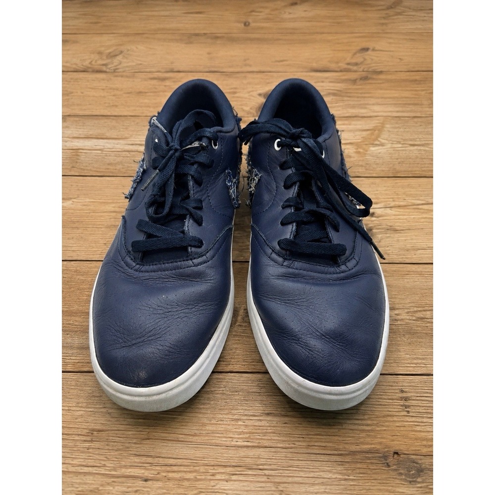 Nike SB Check 843900-441 Men's Size 12 Blue Leather Skate Shoes Missing Insoles